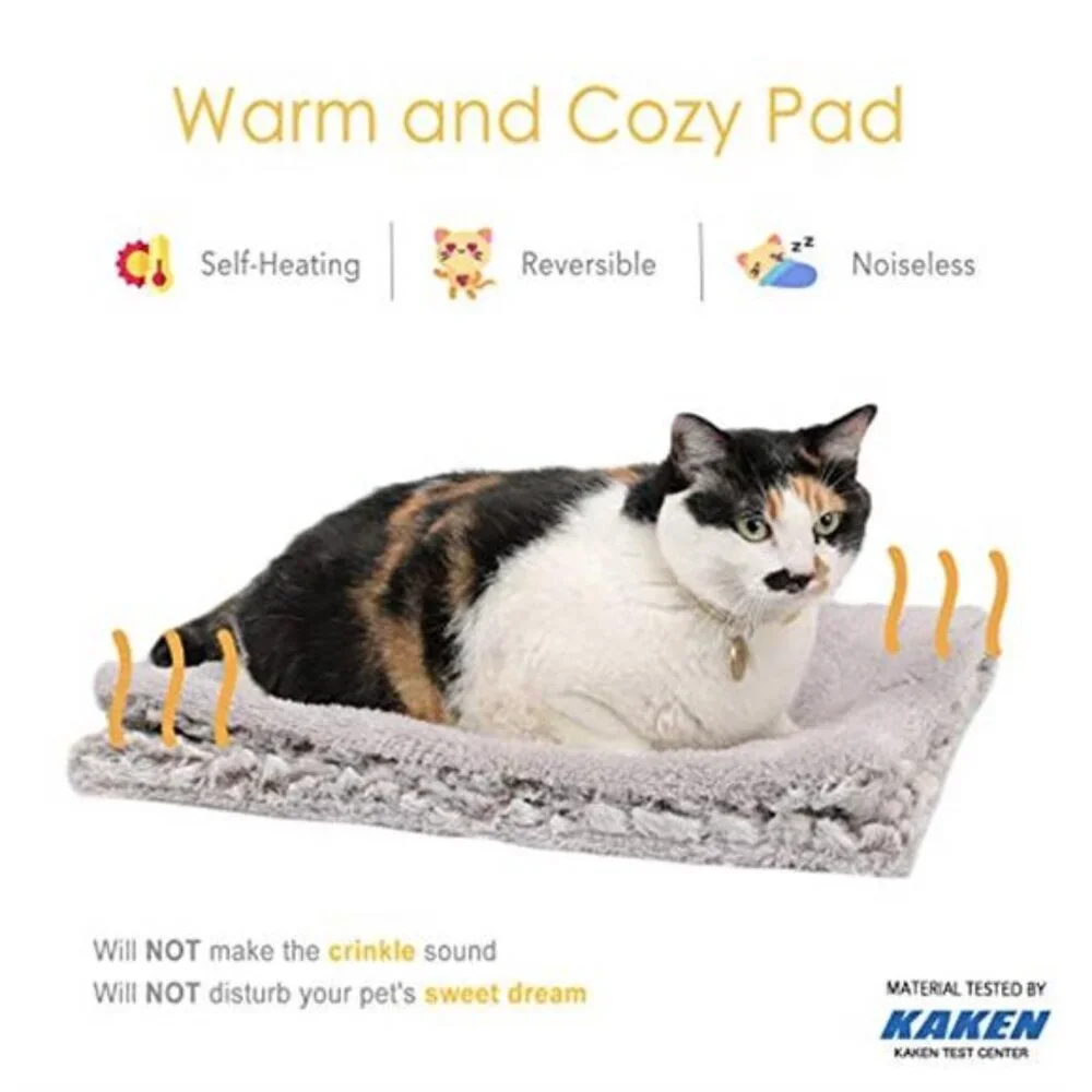 Self Heating Cat Pad Warming Pet Bed Thermal Mat Indoor Outdoor Kitten Puppy
